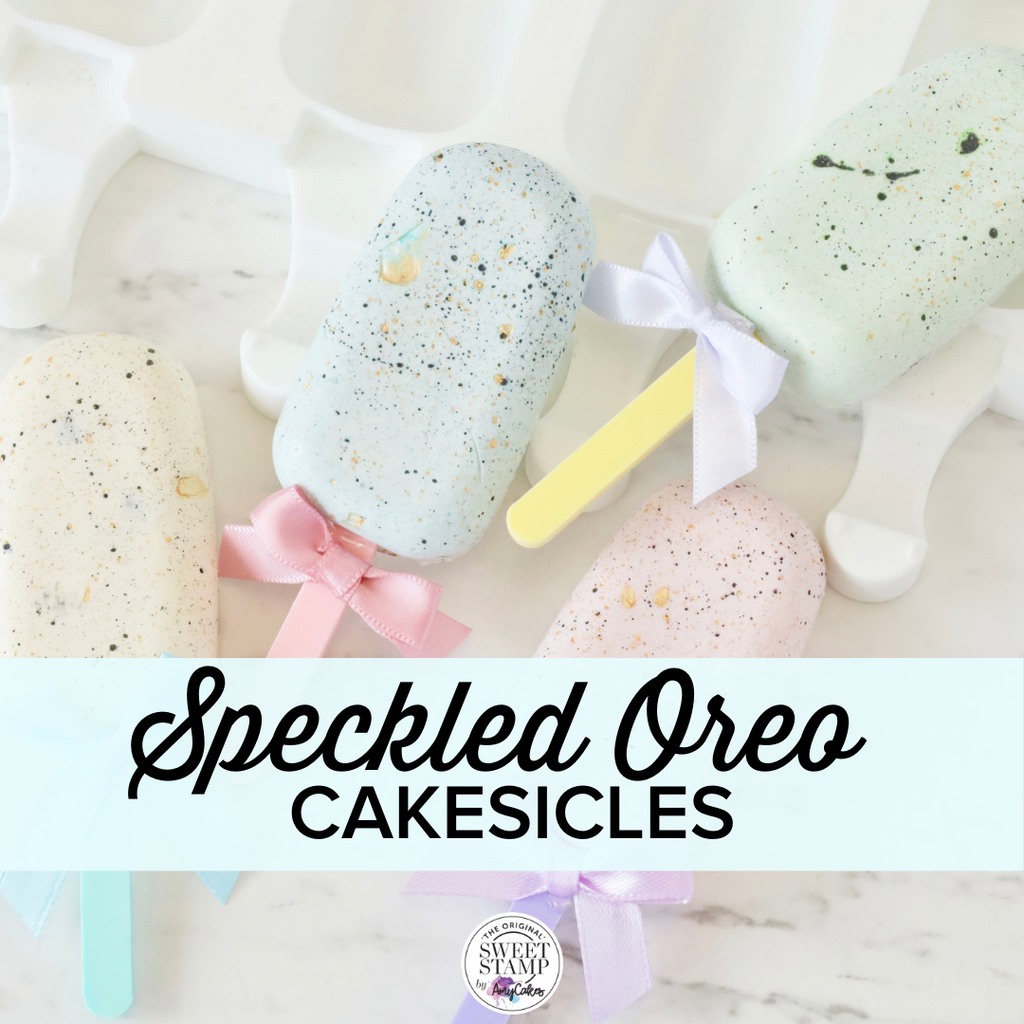 Speckled Oreo Cakesicles