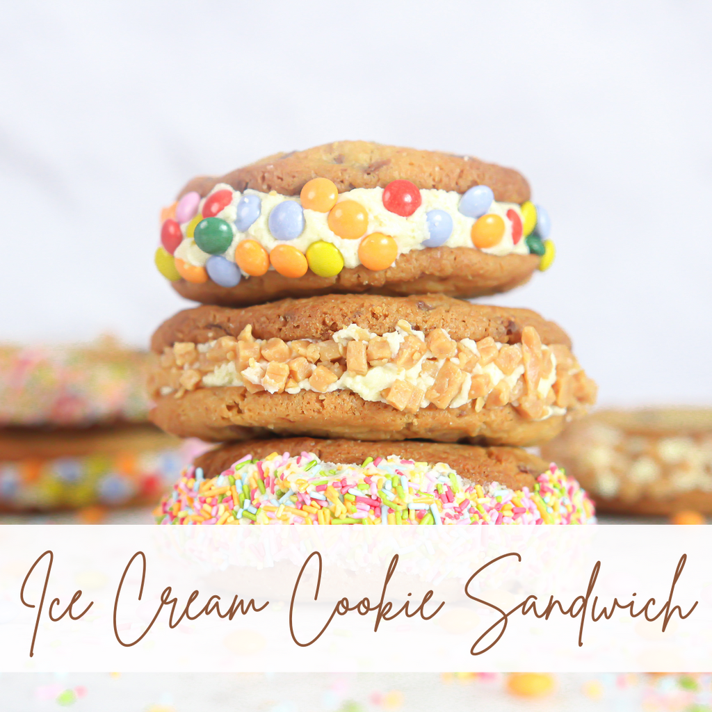 Ice Cream Cookie Sandwich Recipe (with no-churn ice cream)