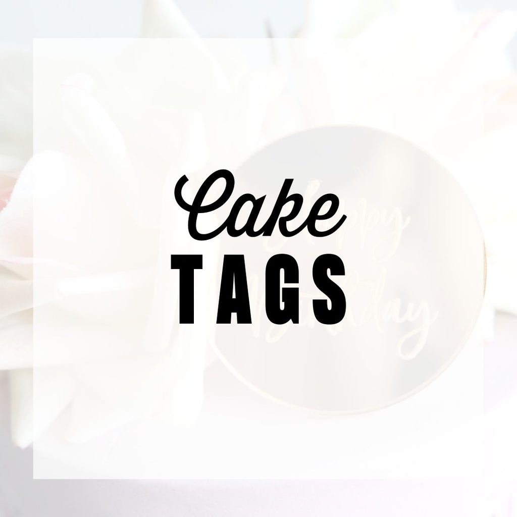 Cake tags