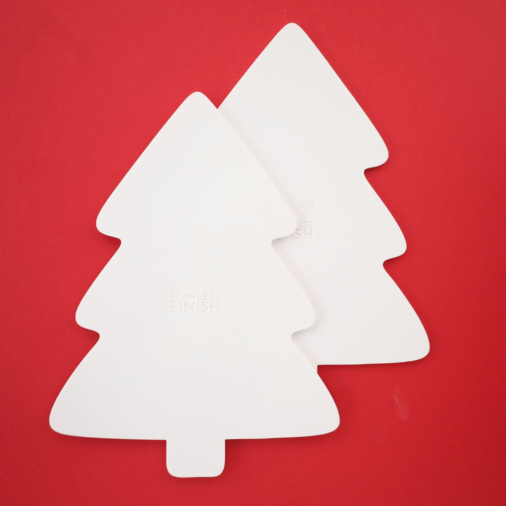 Christmas Tree Flawless Finish - Buttercream & Ganache Plates 10"