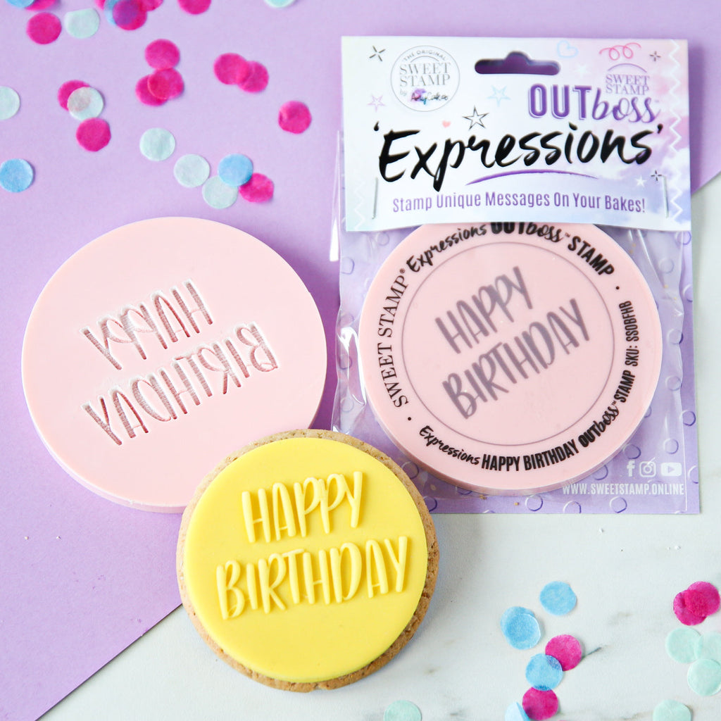 OUTboss Expressions - Fun Happy Birthday - Mini Size