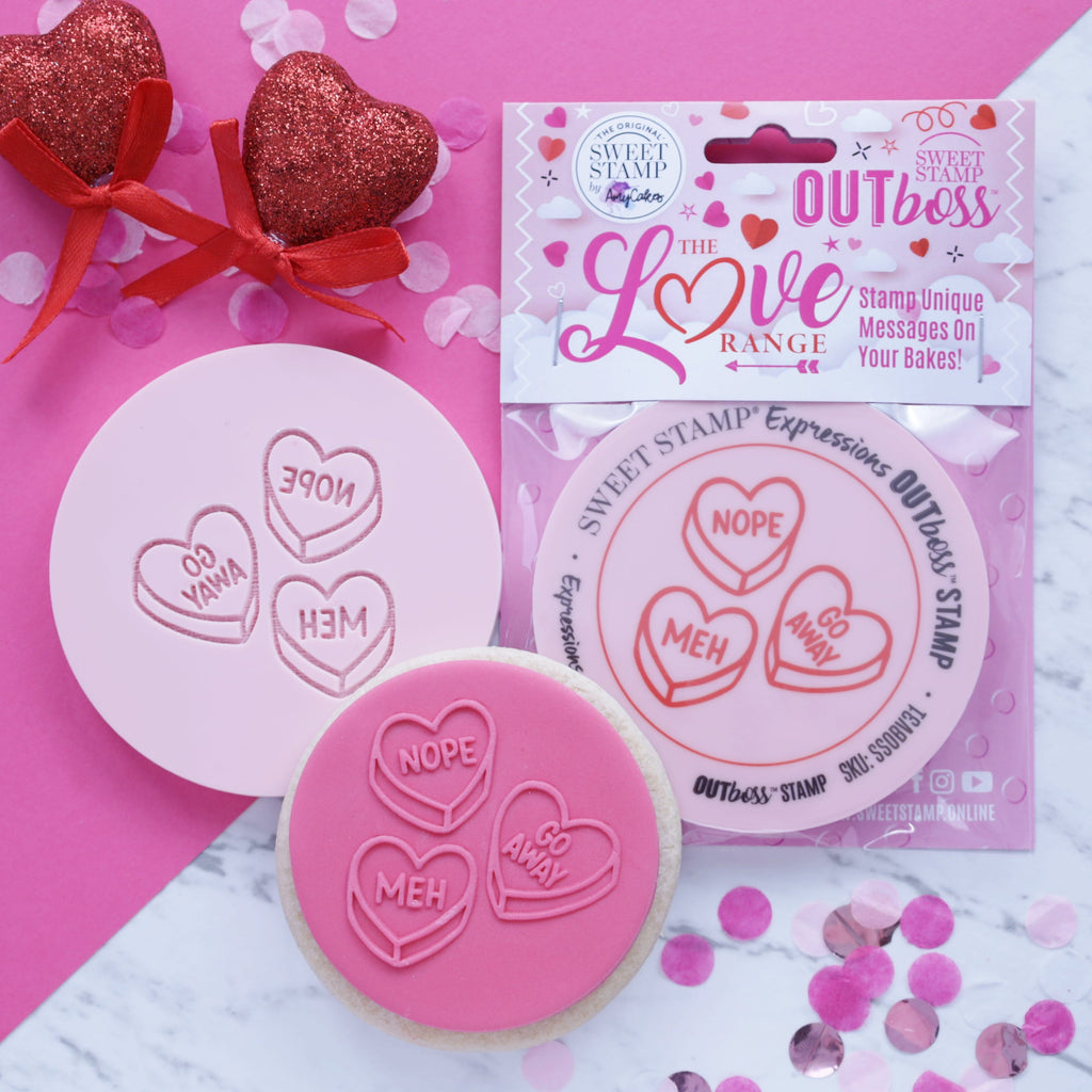 OUTboss Love - Funny Love Hearts - Mini Size