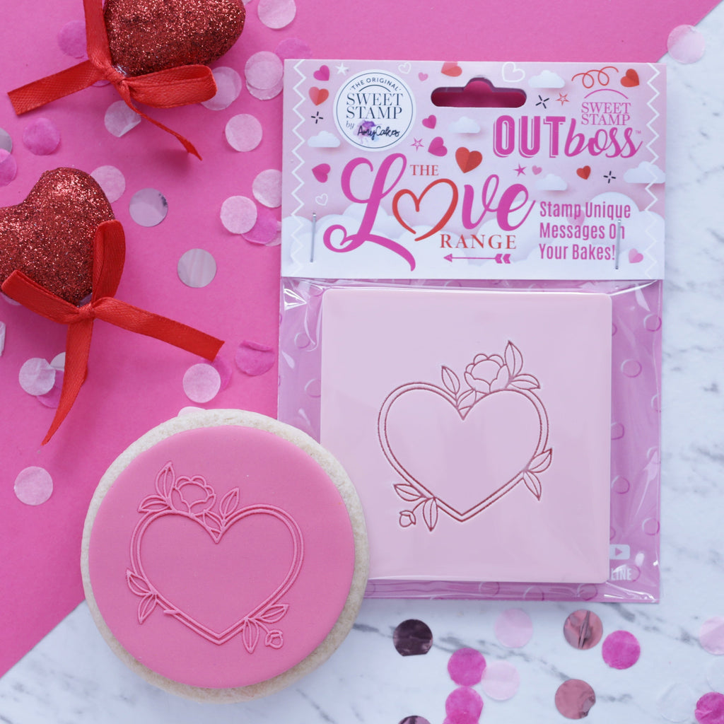 OUTboss Love - Heart Floral Frame - Mini Size