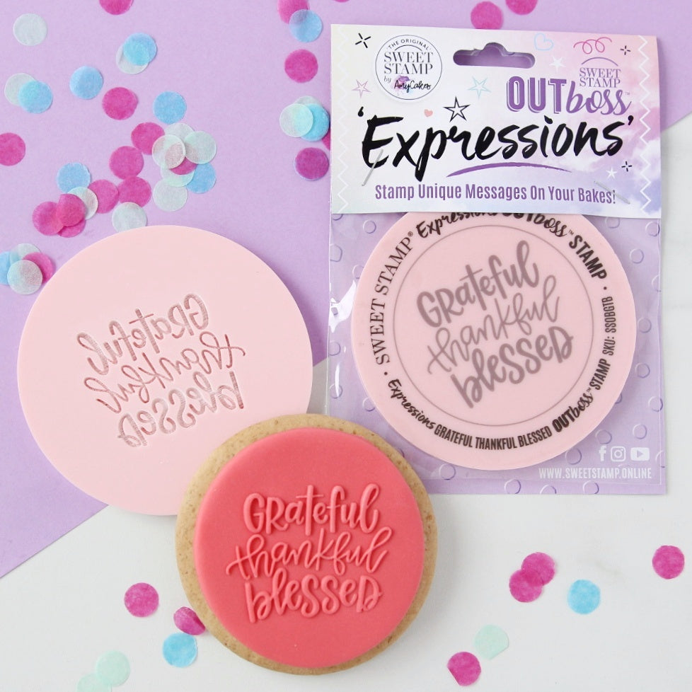 OUTboss Expressions - Grateful Thankful Blessed - Mini Size