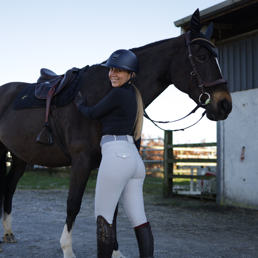 Sandstorm Equestrian - Competition Riding Leggings - Grey