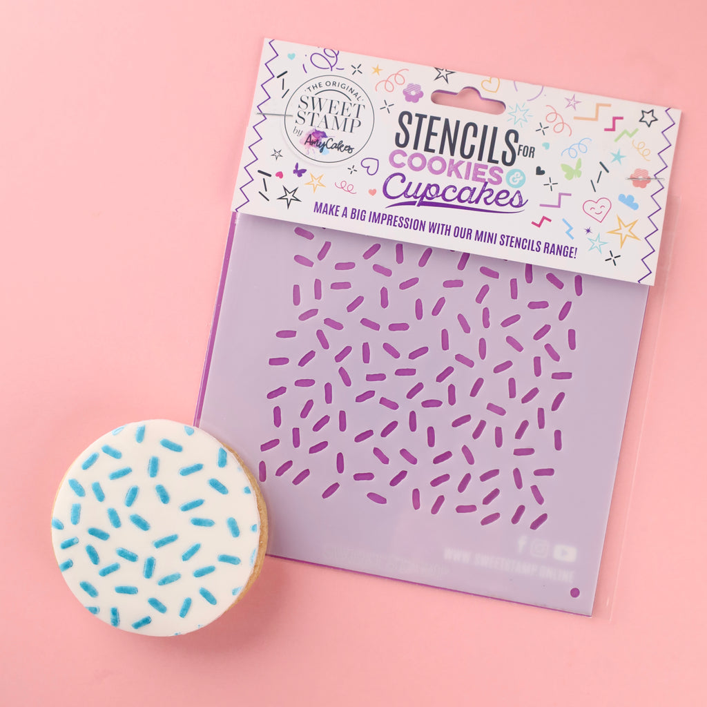 Mini Cookie & Cupcake Stencils - Mini Sprinkles