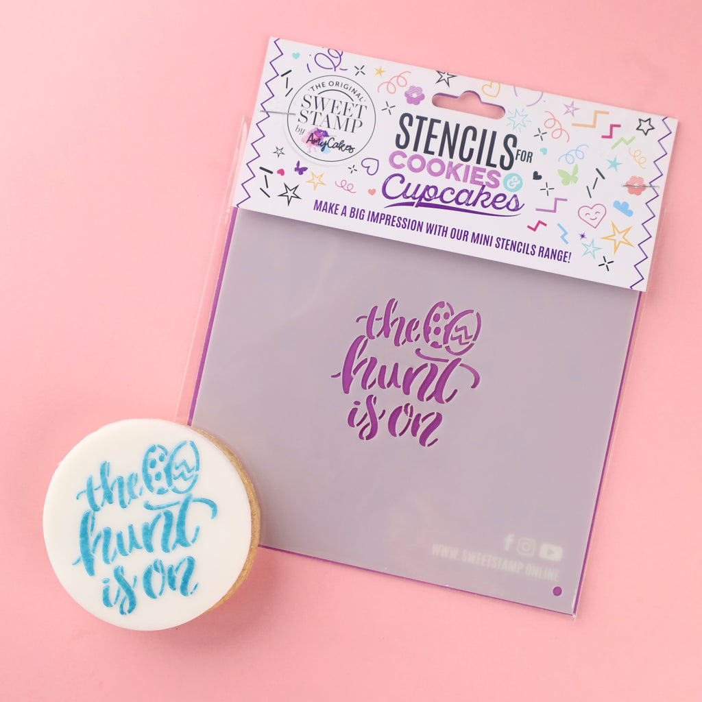 Mini Cookie & Cupcake Stencils - The Hunt is On