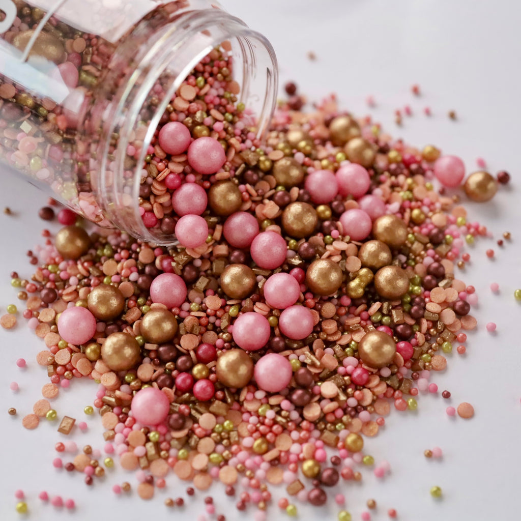 Halo Sprinkles - Luxe Pearls - Rhubarb Crumble 125g