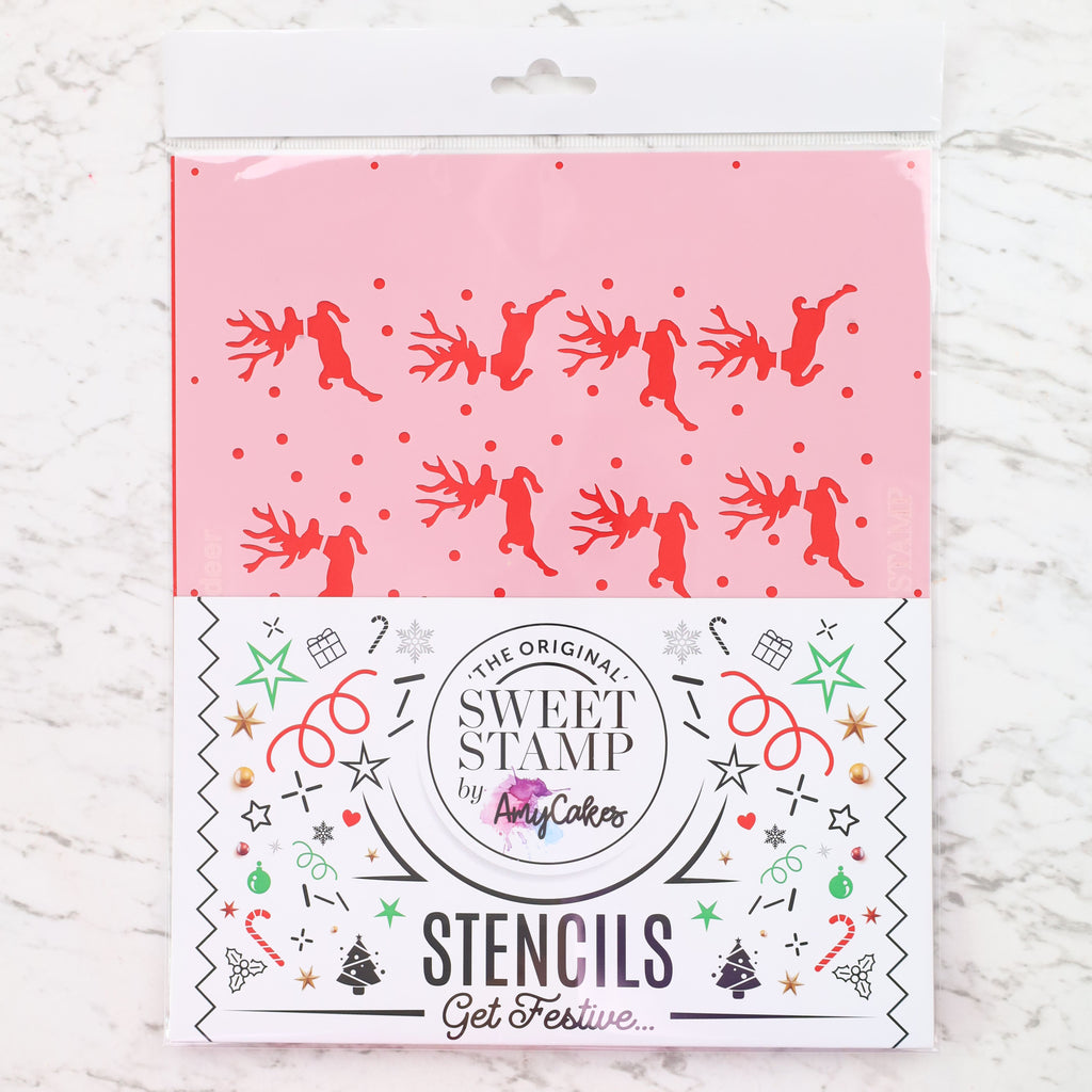 Sweet Stamp Stencil - Reindeer