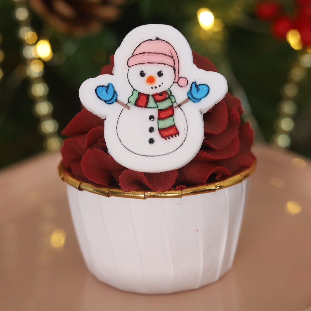 Christmas OUTboss Mini STAMP N CUT - Cartoon Snowman