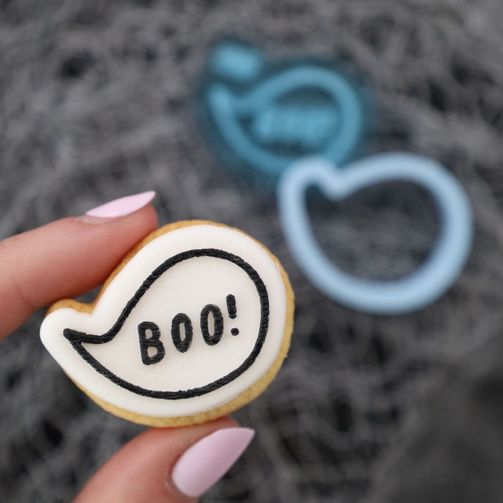 Halloween OUTboss Mini STAMP N CUT - Speech Bubble Boo