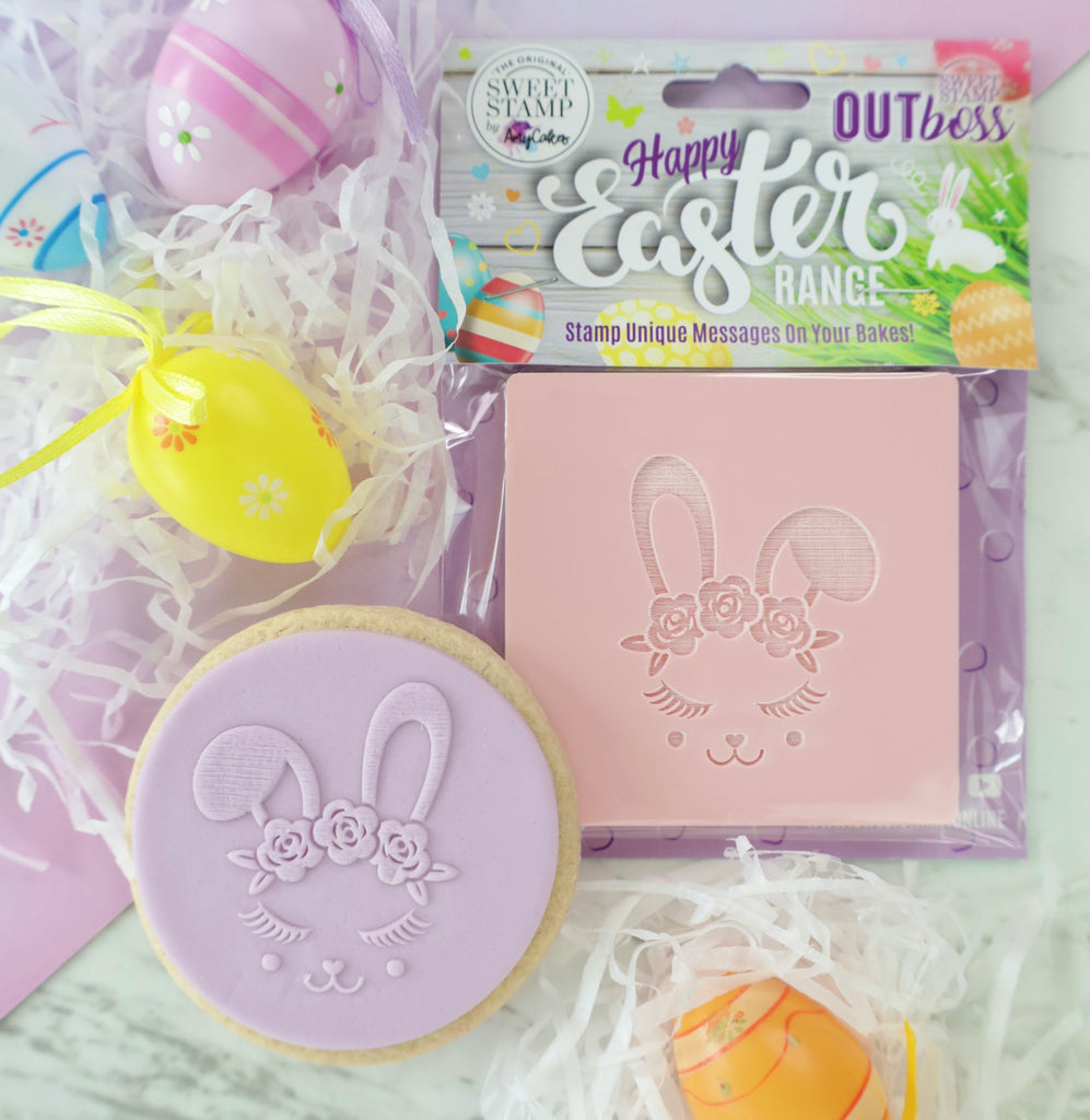 OUTboss Easter - Rose Crown Bunny - Mini Size