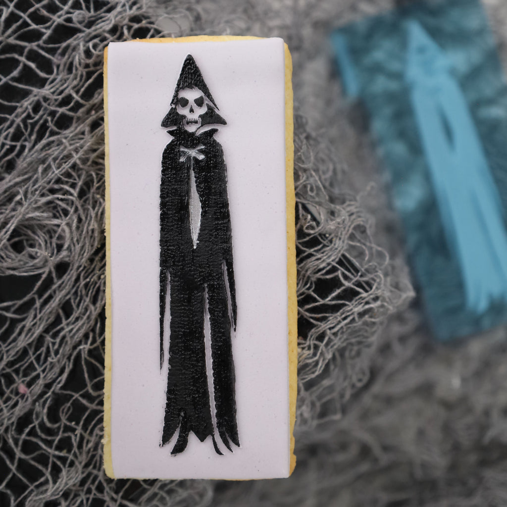 OUTboss Halloween Long Texture Tile - Grim Reaper Skeleton