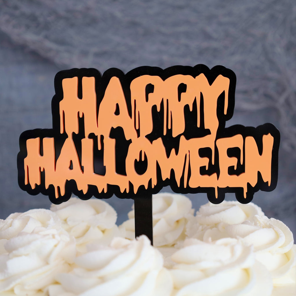 Sweet Stamp Cake Topper - Happy Halloween