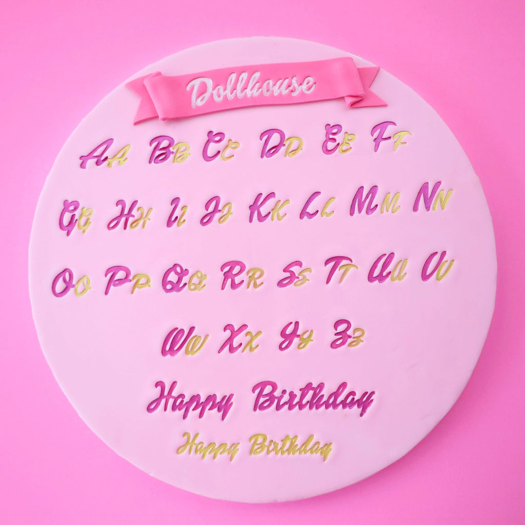 Sweet Stamp - Dollhouse Small Letter Set - Uppercase, Lowercase, numbers & Symbols