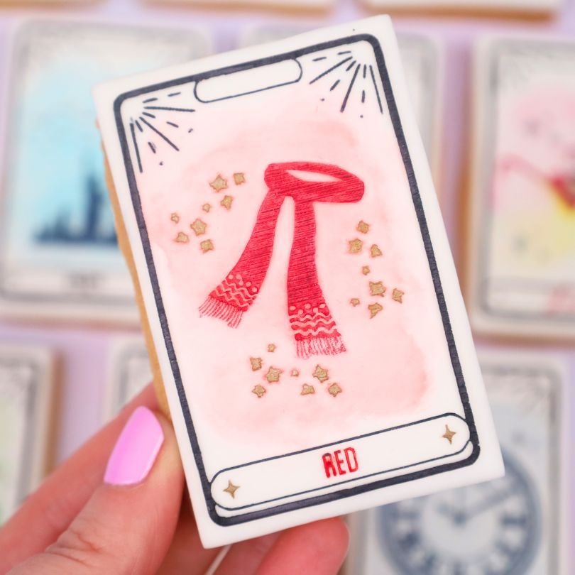 The Amy Jane Collection - Red Tarot Card