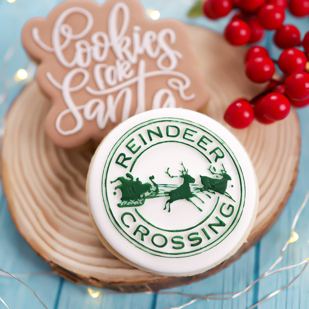 OUTboss Christmas -  Reindeer Crossing Stamp - Mini Size