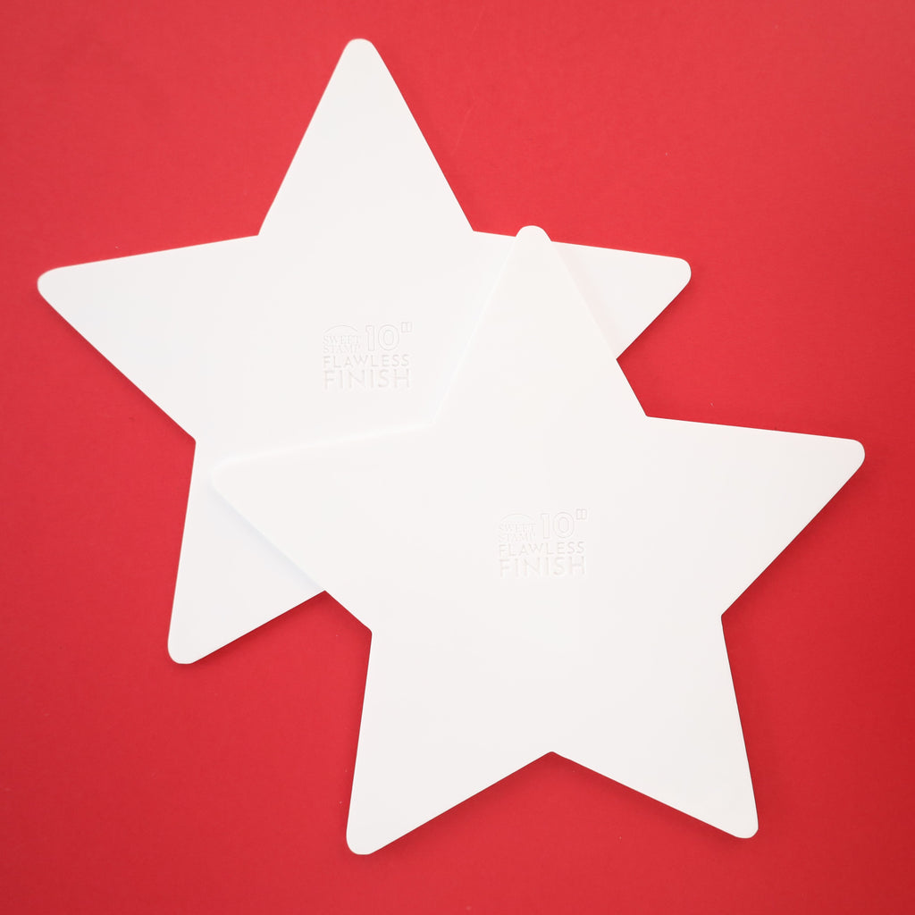 Star Flawless Finish - Buttercream & Ganache Plates 10"