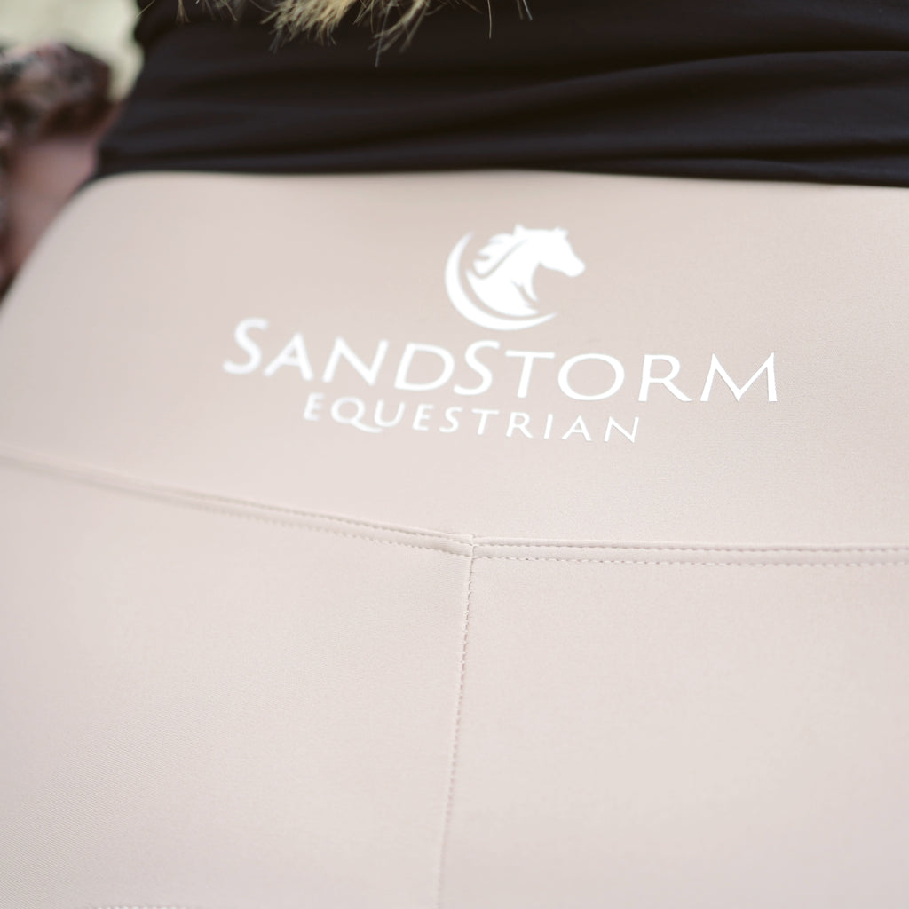 Sandstorm Equestrian - Pro Support Riding Leggings - Beige