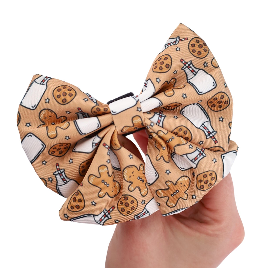 Oh So Fetch - Sailor Bow Tie - Milk & Cookies