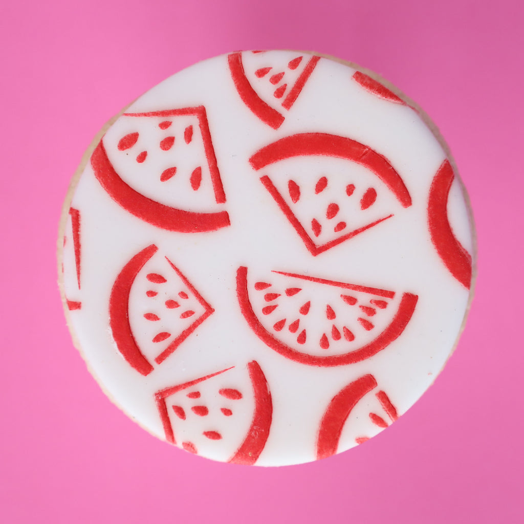 Mini Cookie & Cupcake Stencils - Watermelon