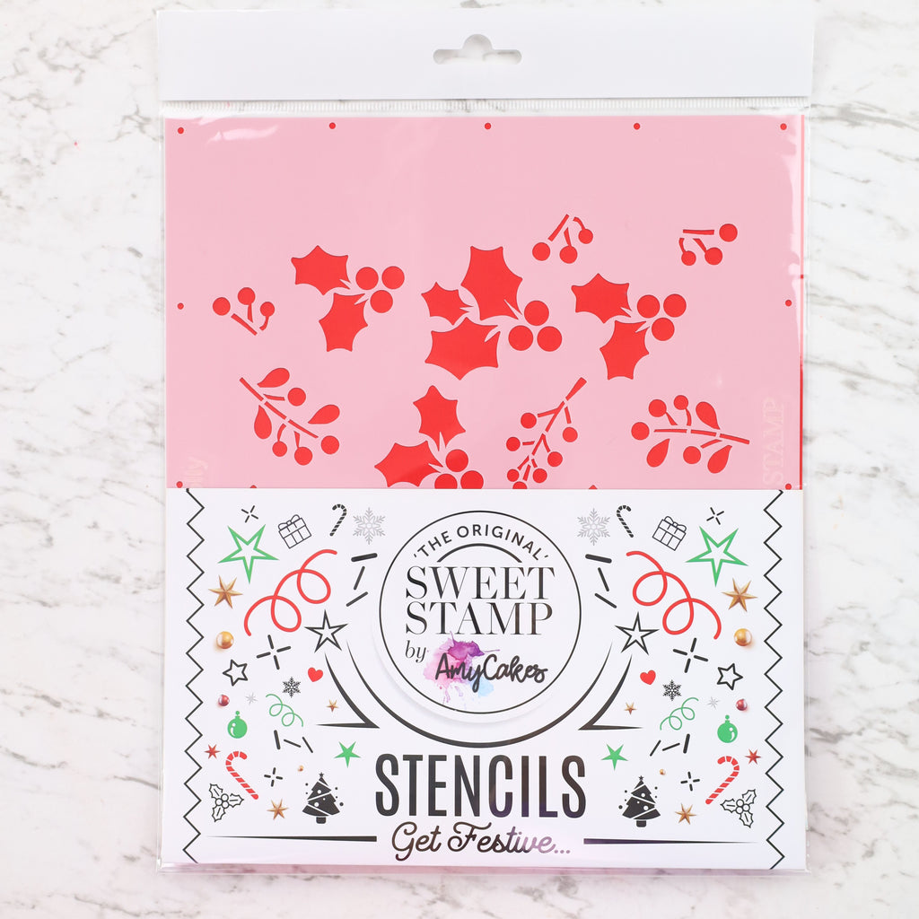 Sweet Stamp Stencil - Holly