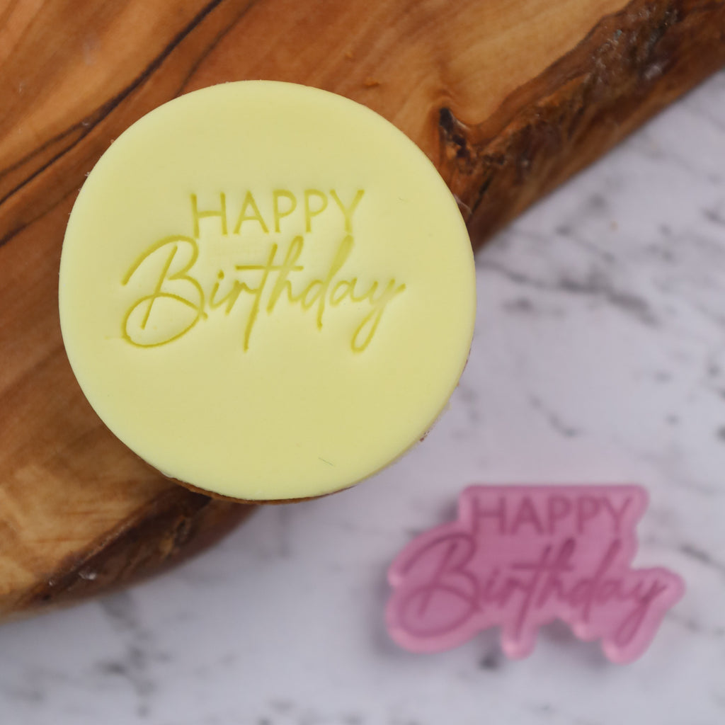 The Amy Jane Collection Signature Embossers - Happy Birthday
