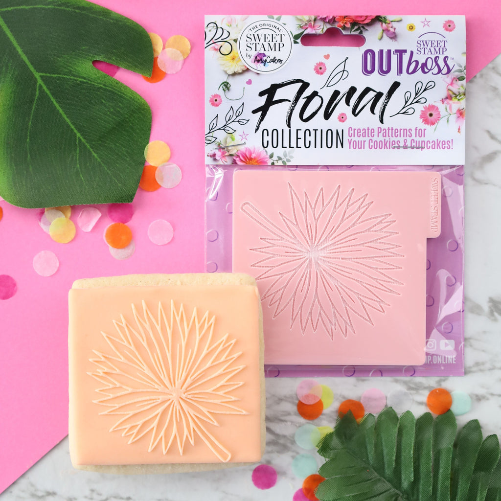 Sweet Stamp - Texture Tiles - Tropical Palm Leaf