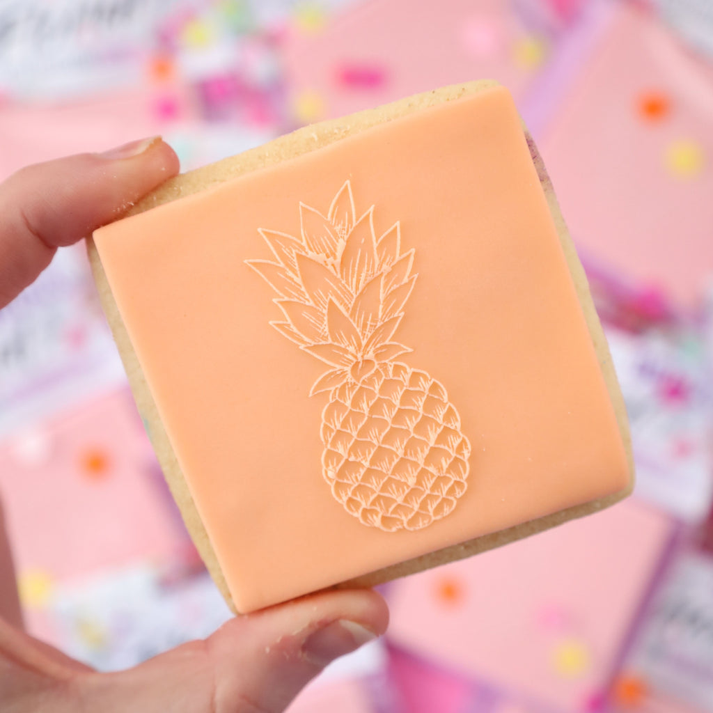 Sweet Stamp - Texture Tiles - Tropical Pineapple