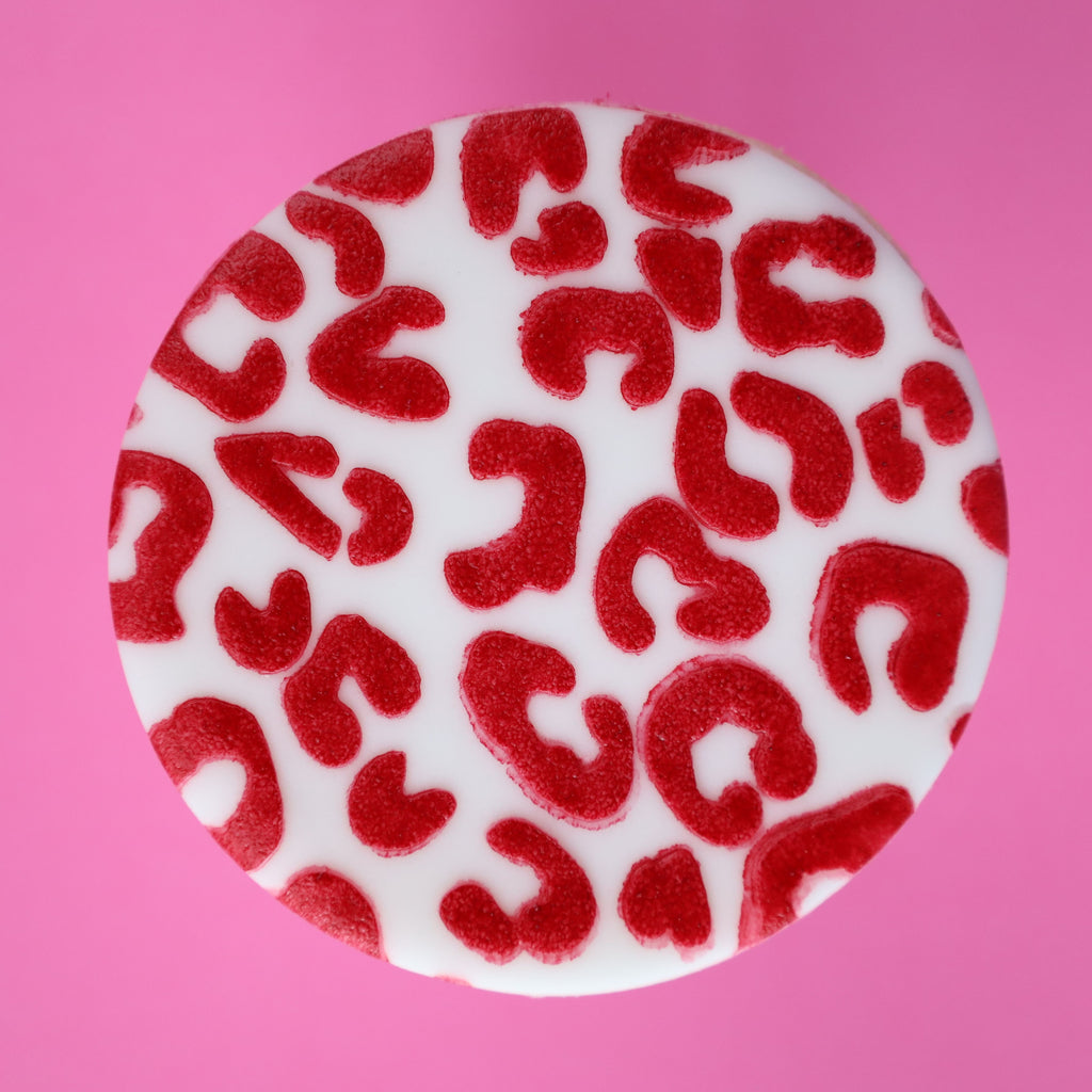 Mini Cookie & Cupcake Stencils - Leopard print