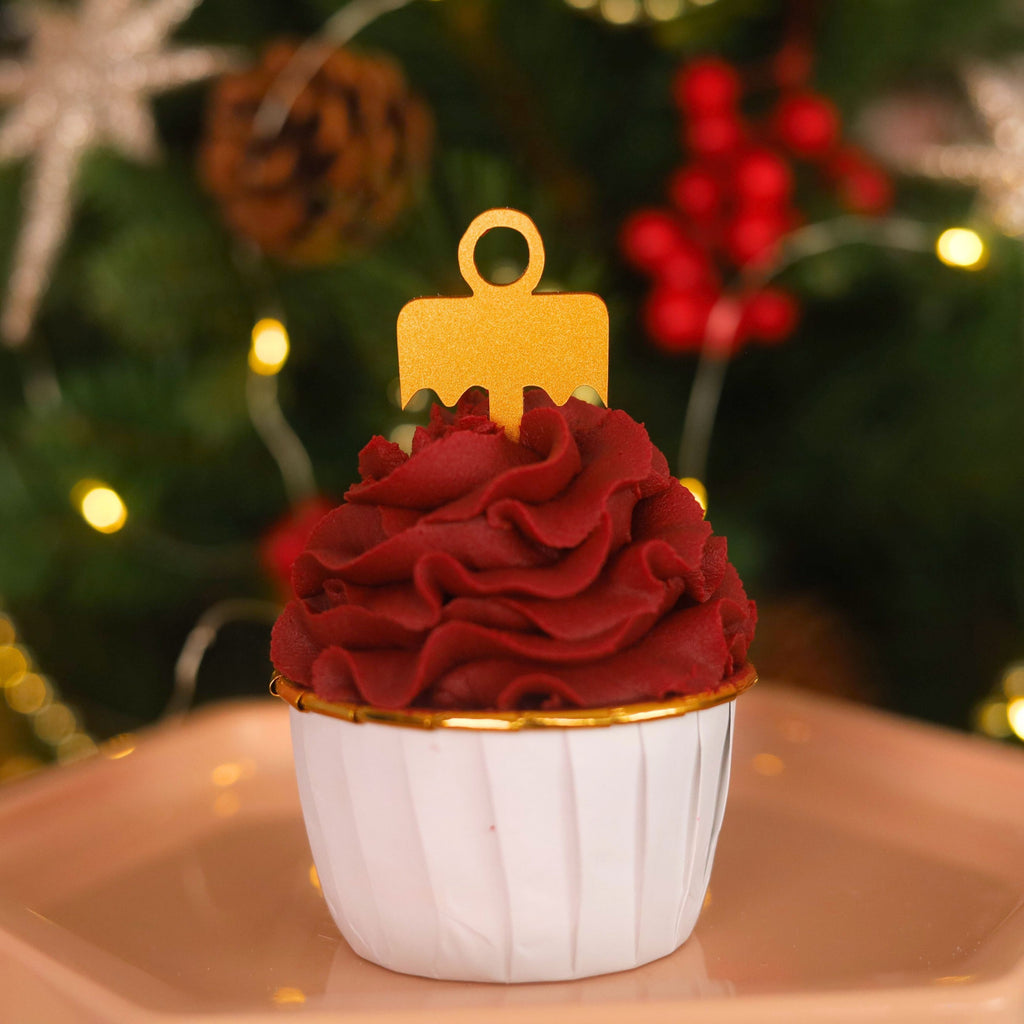 Sweet Stamp Cupcake Toppers - Bauble 6pk