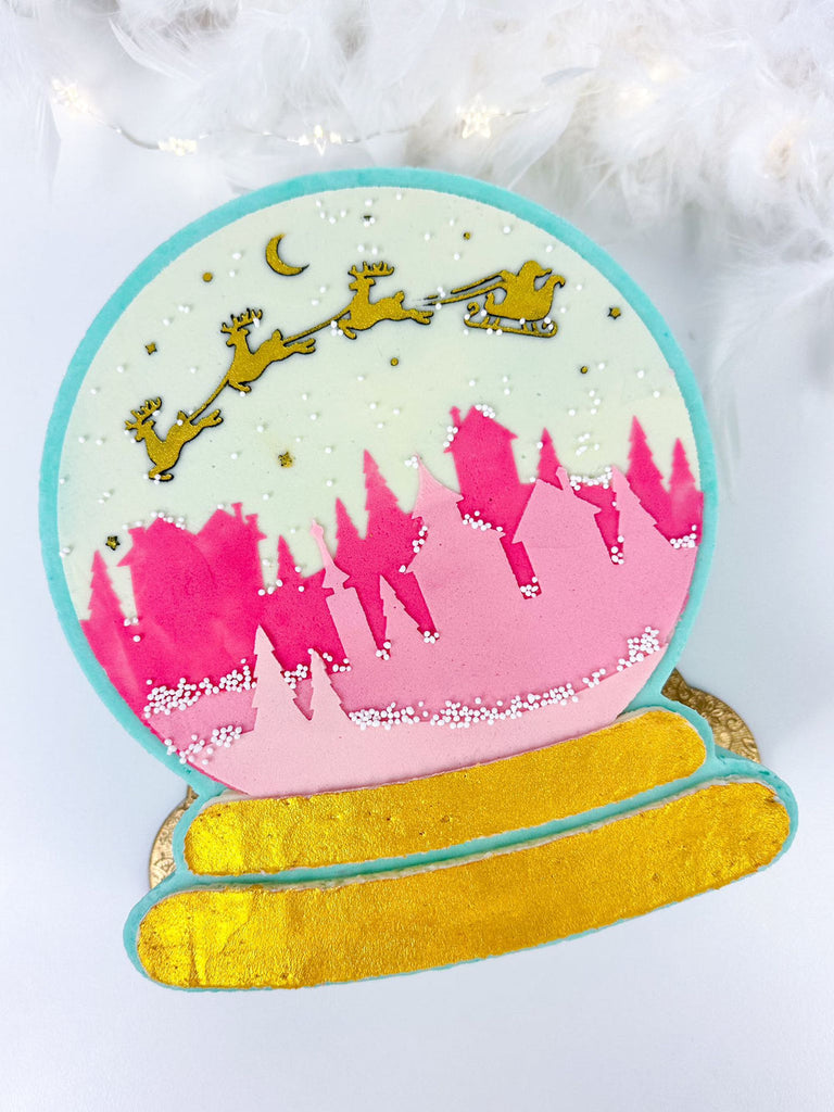 Snowglobe Flawless Finish - Buttercream & Ganache Plates 10"