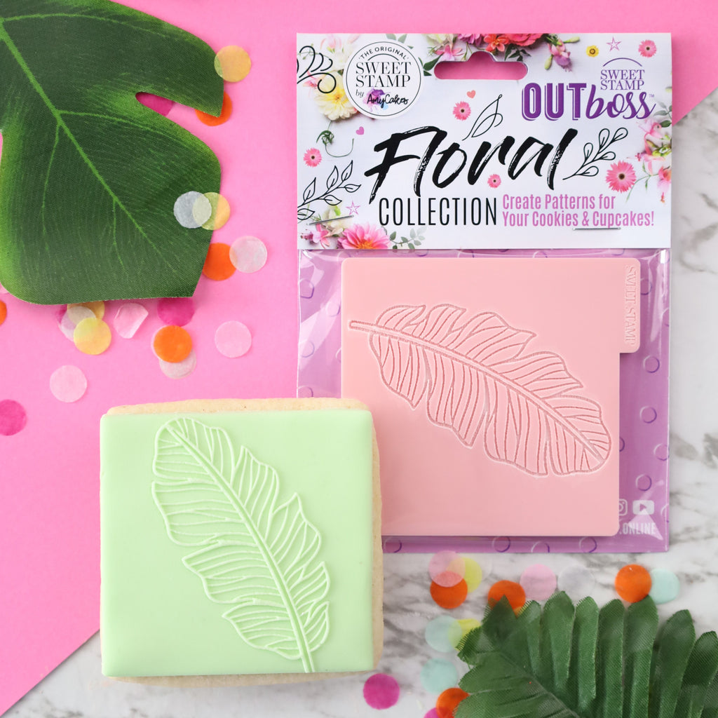 Sweet Stamp - Texture Tiles - Tropical leaf