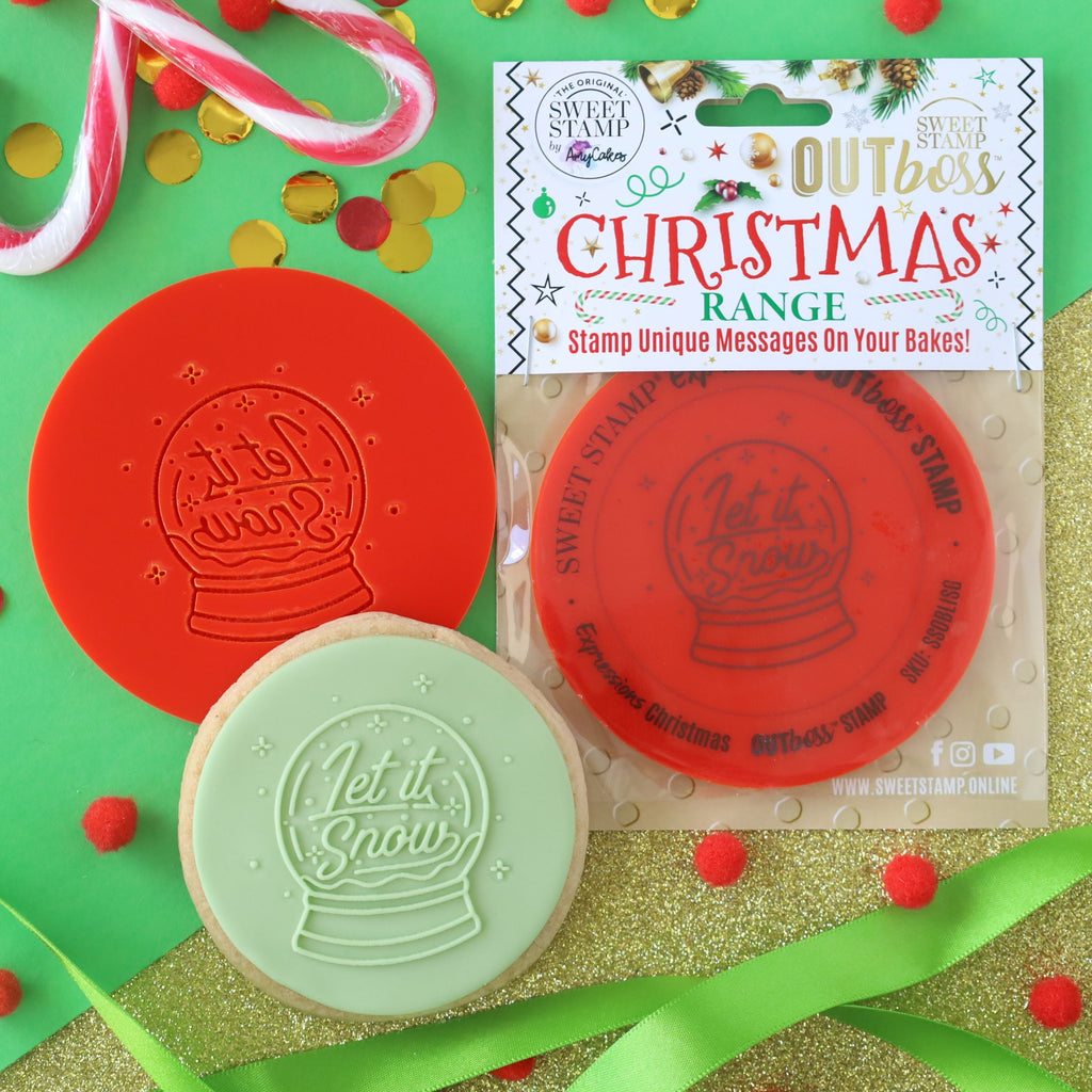 OUTboss Christmas - Let it Snow SNOW GLOBE - Regular Size