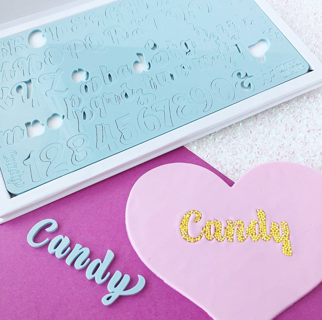 Set de marquage de lettres pour gâteau Groovy Set - Sweet Stamp