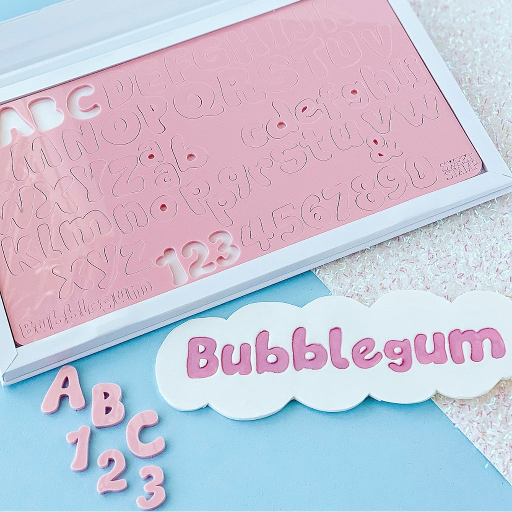 SweetStamp BUBBLEGUM - Uppercase, Lowercase, Numbers & Symbols