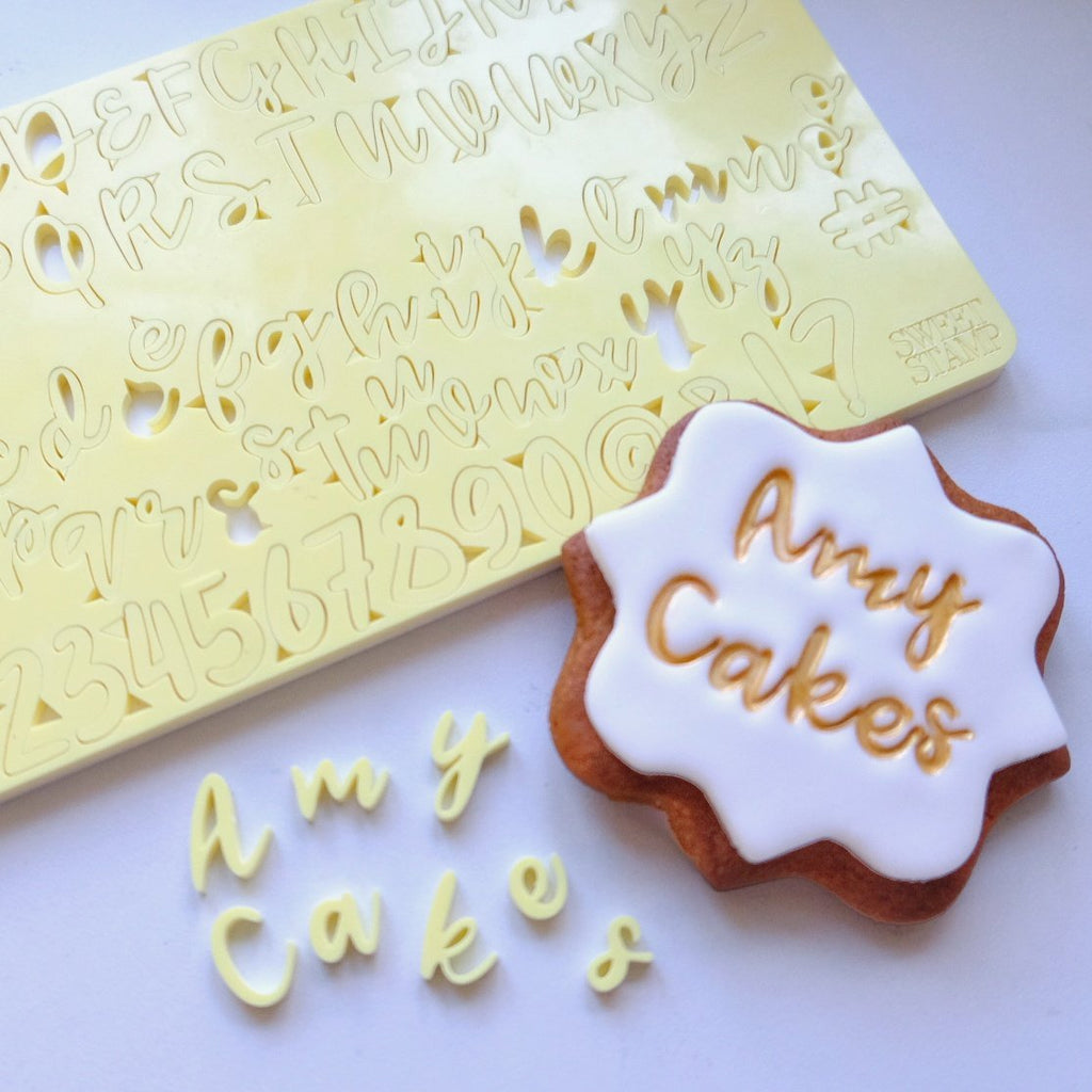 Sweet Stamp - Cookie Set - Uppercase, Lowercase, Numbers & Symbols