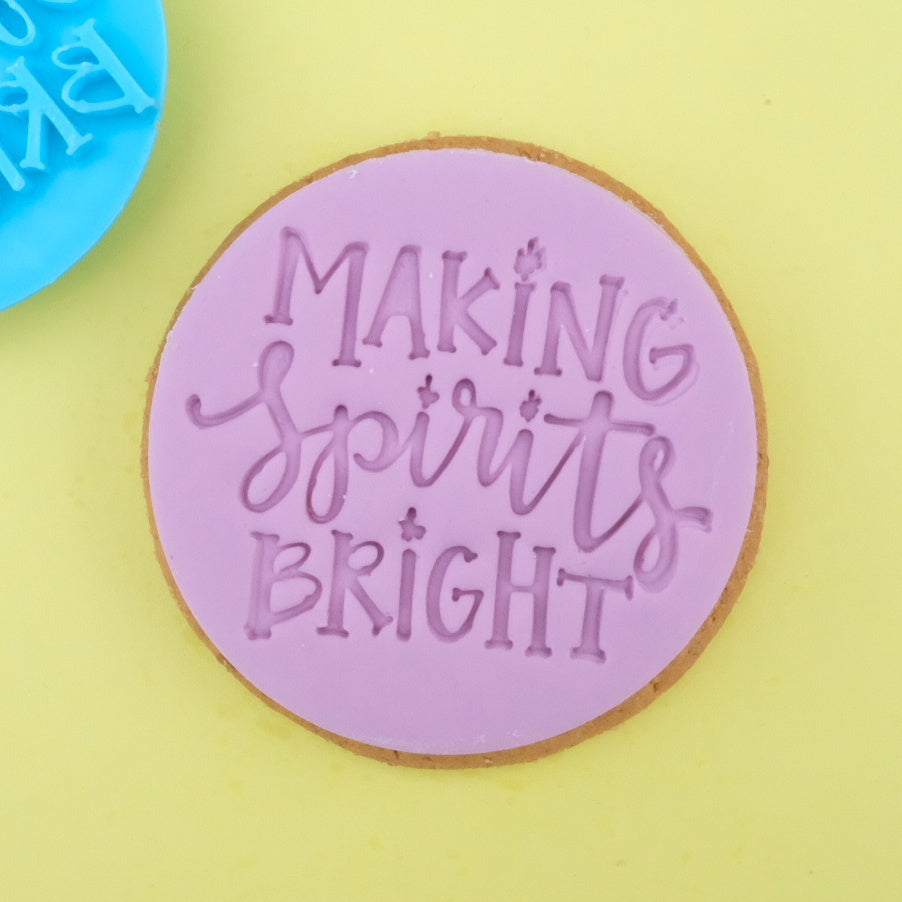 Making spirits bright - Cookie/Cupcake Embosser