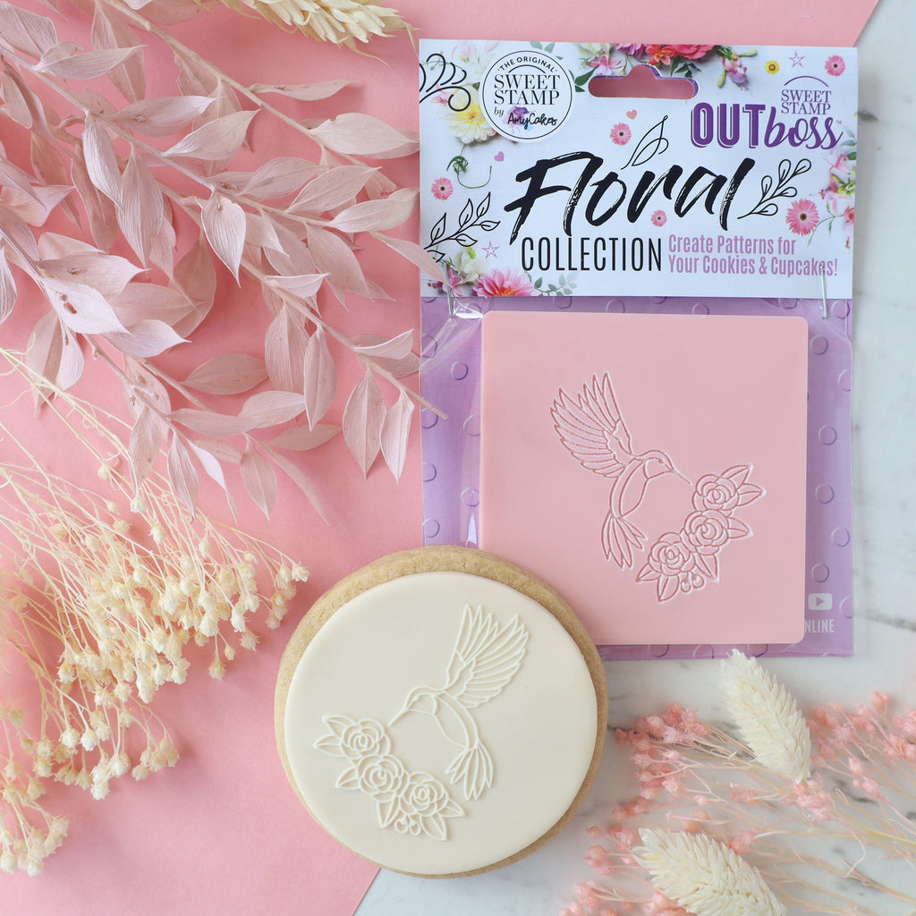 OUTboss Floral Collection - Floral Hummingbird - Regular Size