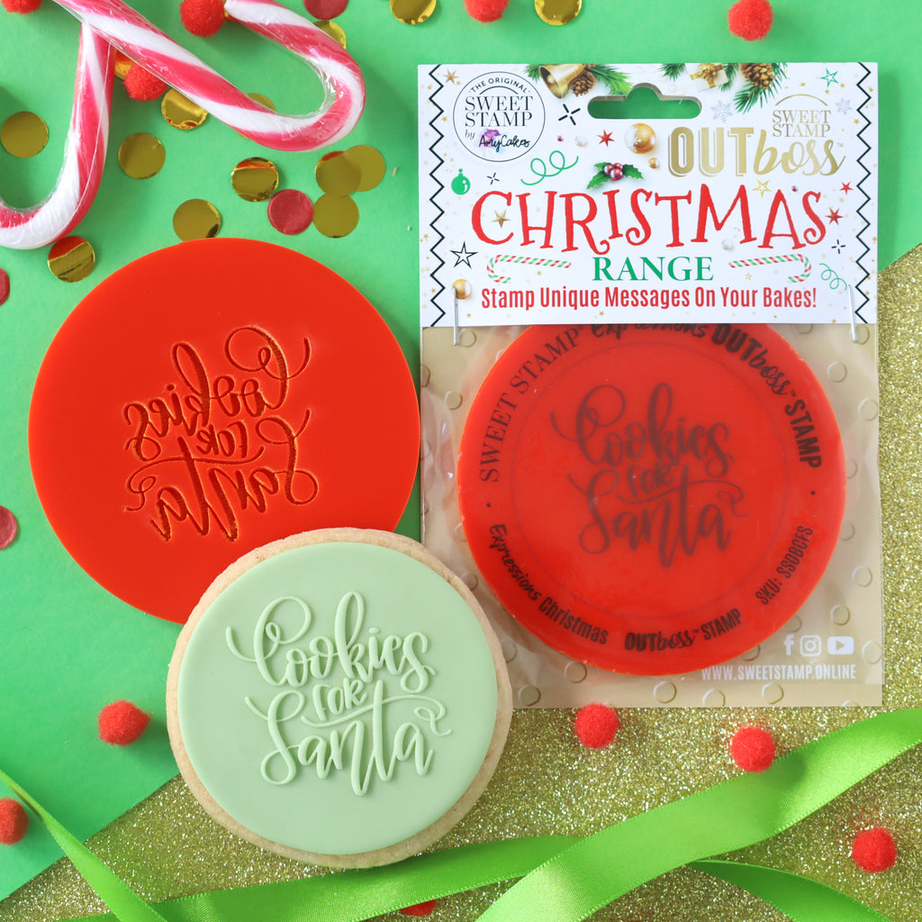 OUTboss Christmas -Elegant Cookies for Santa - Regular Size