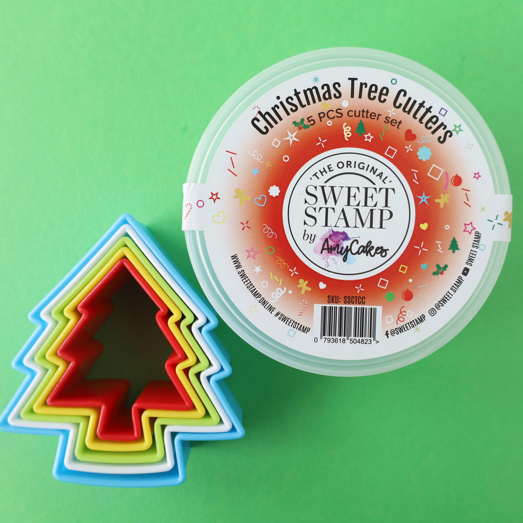 SweetStamp Cutters Set 5pcs - Christmas Tree