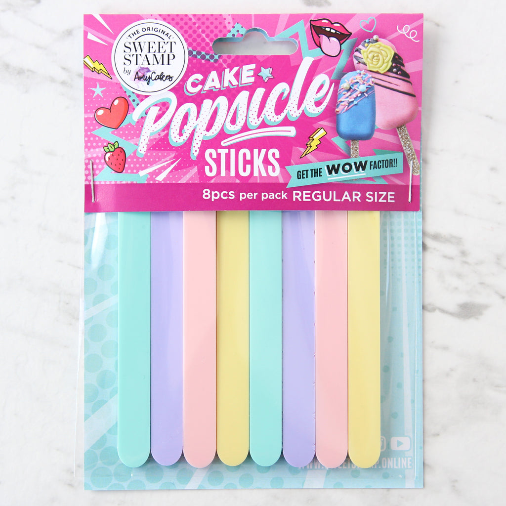 SweetStamp Popsicle Sticks 8pk - Pastels