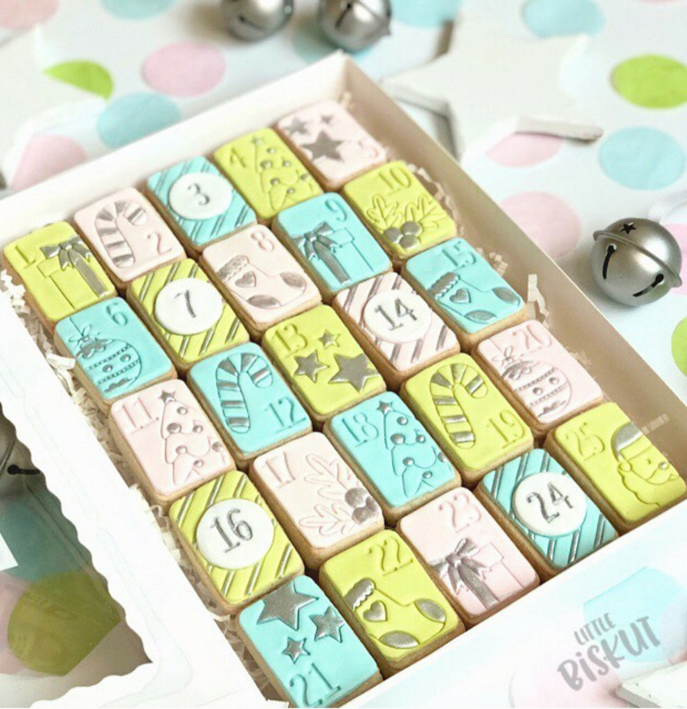 *LIMITED AMOUNT* Cookie Advent Calender Kit by Little Biskut