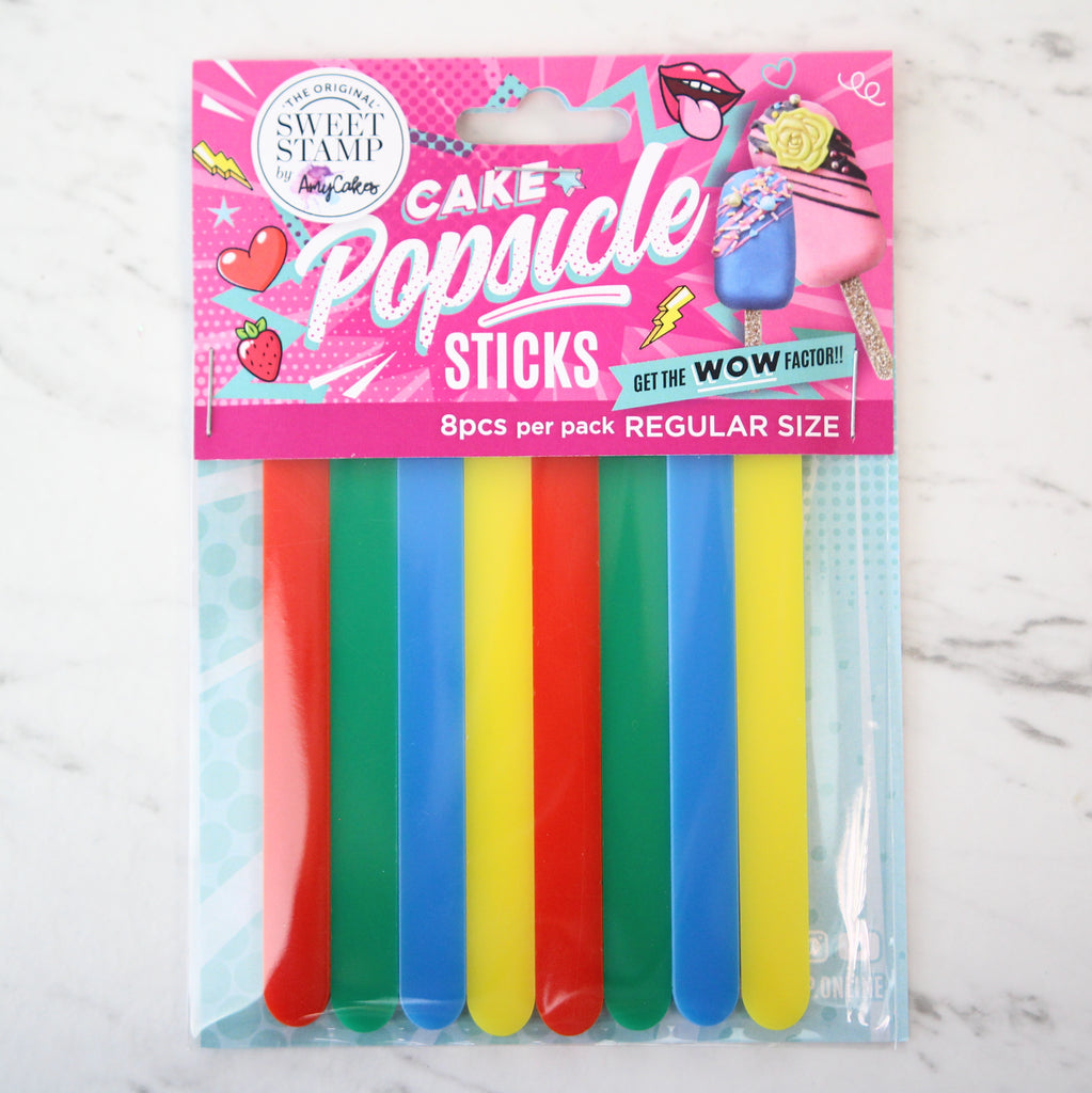SweetStamp Popsicle Sticks 8pk - Spectrum Rainbow