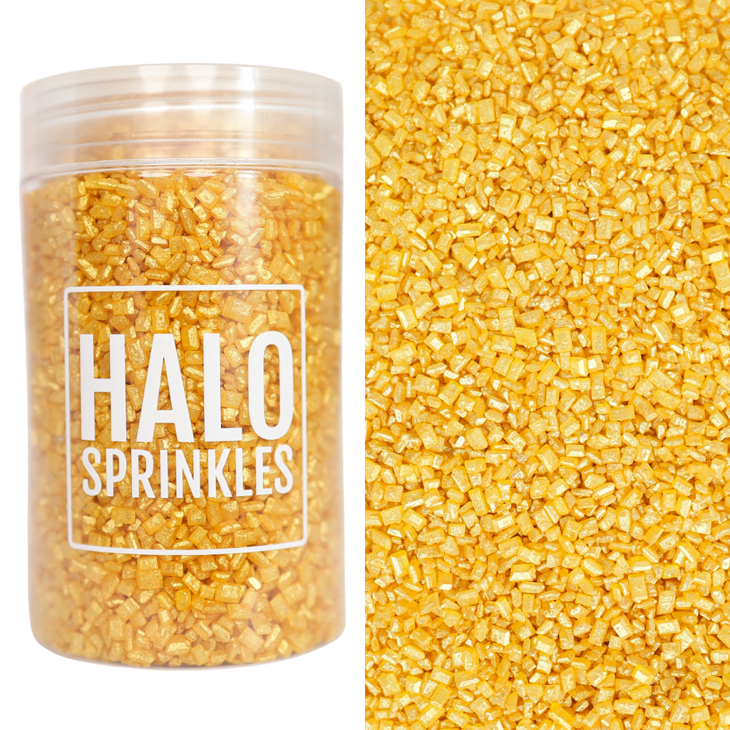 HALO SPRINKLES Glimmer Sugars - Gold