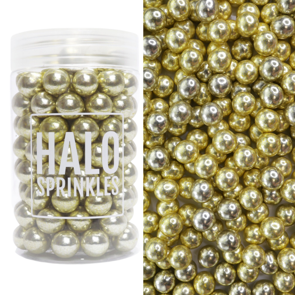 HALO SPRINKLES Balls - Large High Shine Balls - Gold