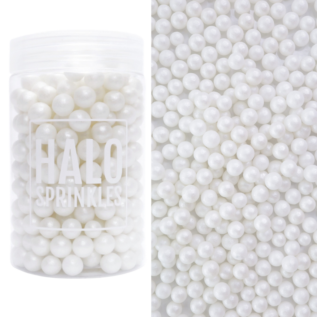 HALO SPRINKLES  - Pearl Balls - White