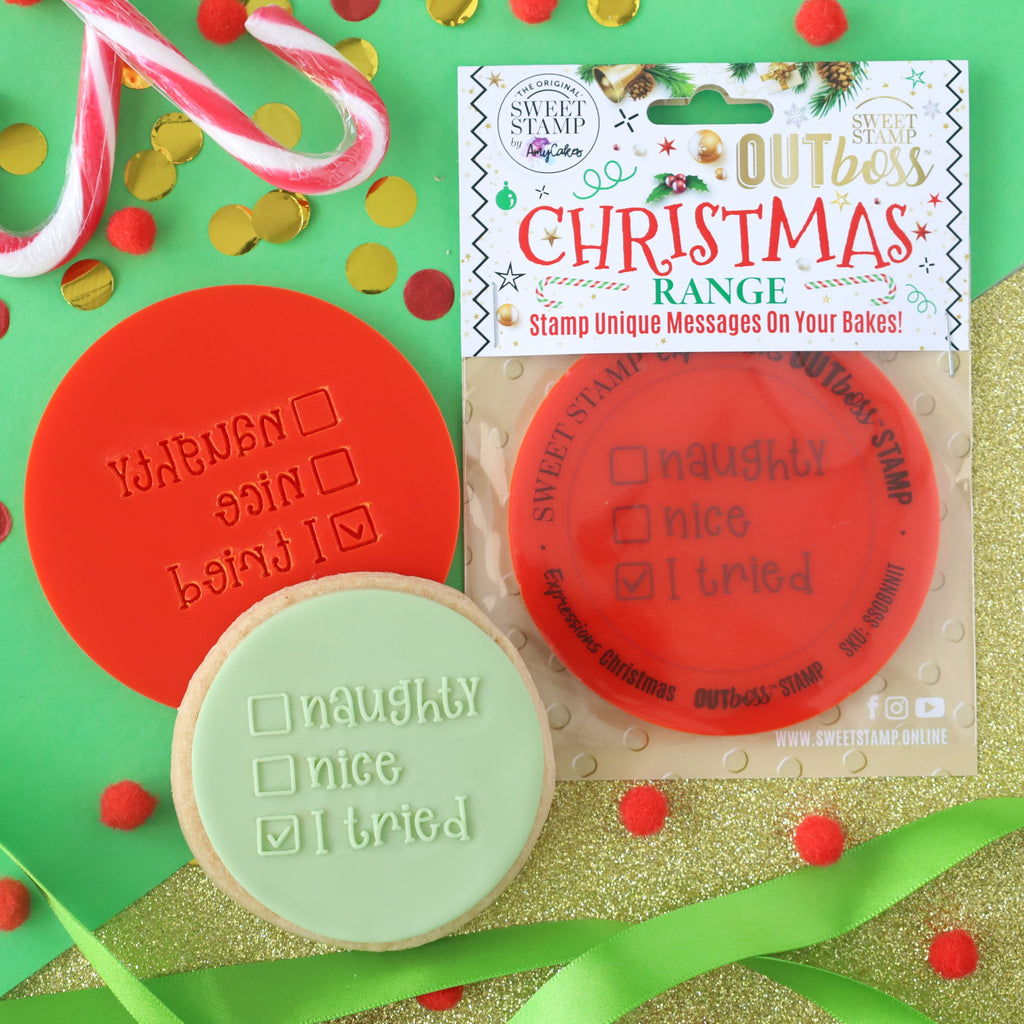 OUTboss Christmas - Naughty, Nice, I Tried - Regular Size