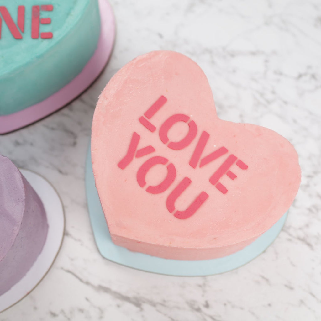 Mini Cookie & Cupcake Stencils - Love You