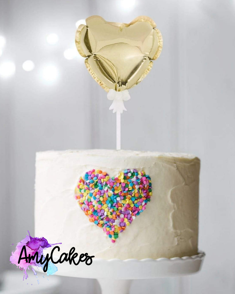 Foil Balloon - Gold - Heart